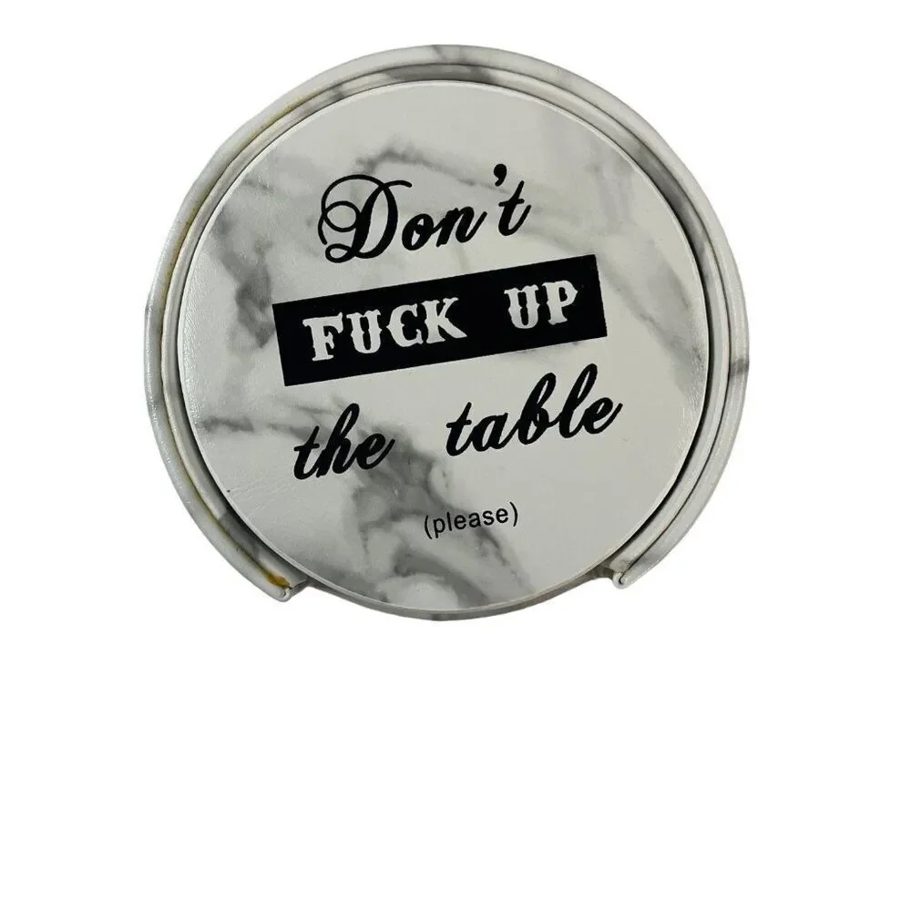 Coasters Set Of 6 Thipoten - Adult Humor Gift 